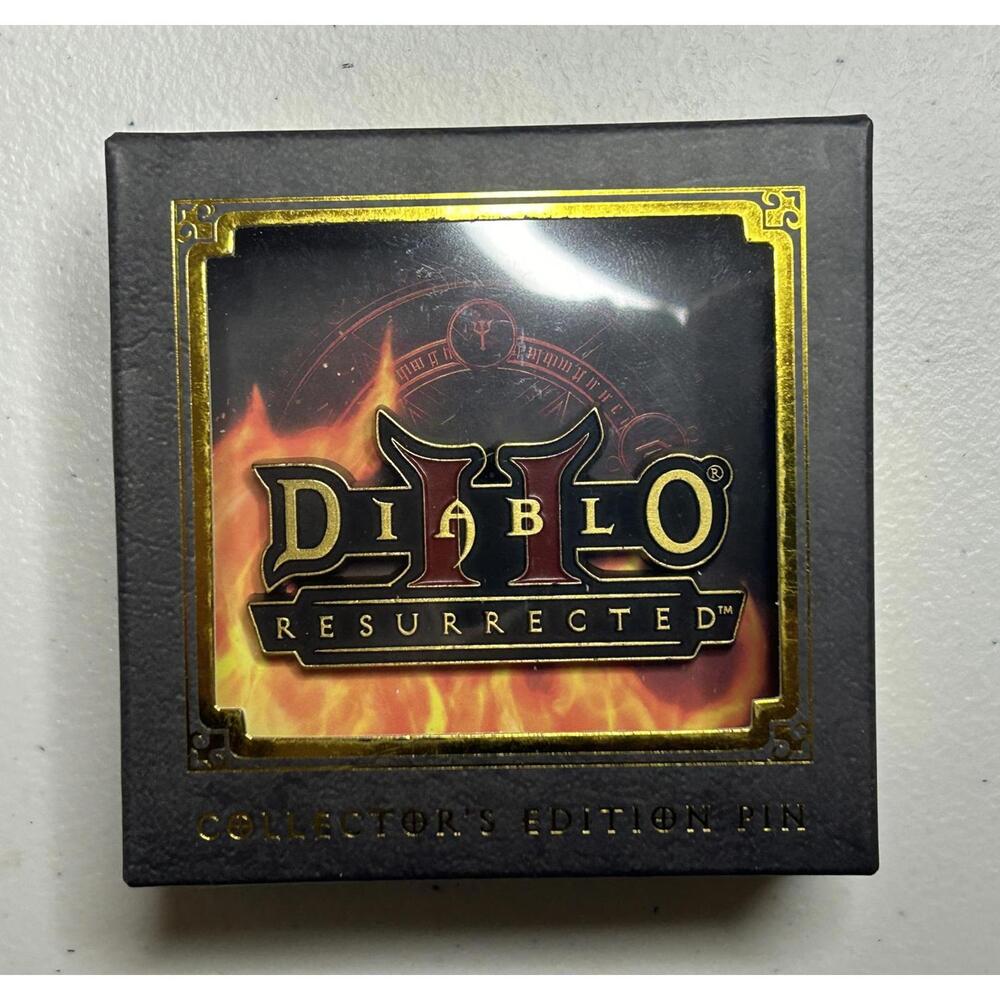 Diablo II Resurrected Collector's Edition Pin Limited Edition 1/2500 Rare